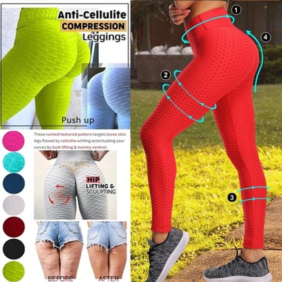 Leggings Anti Cellulite Tiktok PushUp NAVYBLUE - Picture 7 of 8